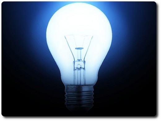 100-watt light bulb and 2 50-watt light bulbs