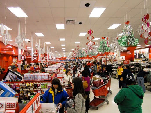 A Target store in the early hours of November 26, 2010, AKA Black Friday 2010.