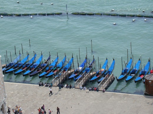 Gondolas In Venice