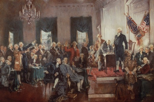 In America the principles of the New Age were incorporated into the Constitution (1787) and became the foundation on which our nation was based.