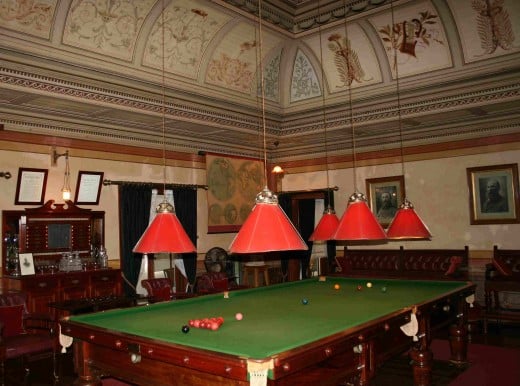 The billiard room