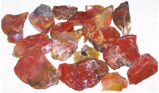 Red Chalcedony Stones