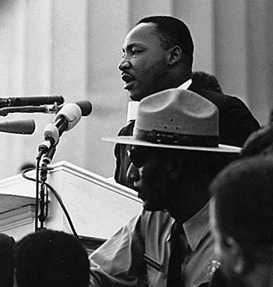 MLK is such an excellent example of a person that wanted basic human rights for all people. 