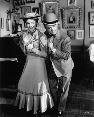 Joan Leslie and James Cagney