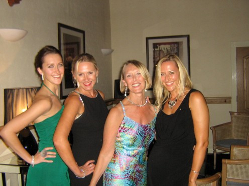 My sisters,mother and me.