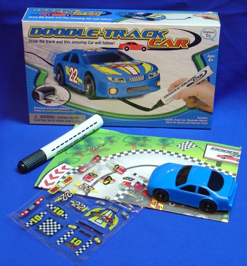Car, playmat, marker, stickers...