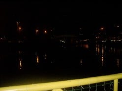 Christmas season at Marikina Riverpark, a tiangge at Night