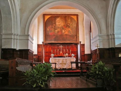 inside st.mary's anglican church
