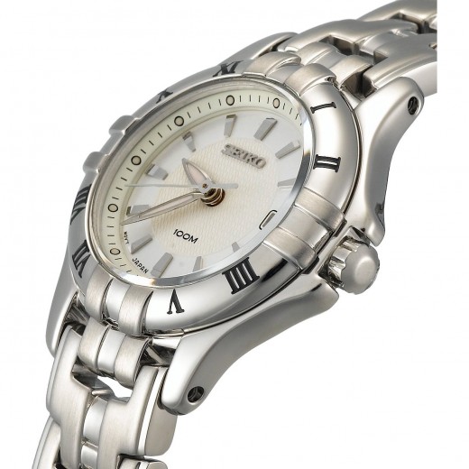 Seiko Women's Dress Silver-Tone Watch