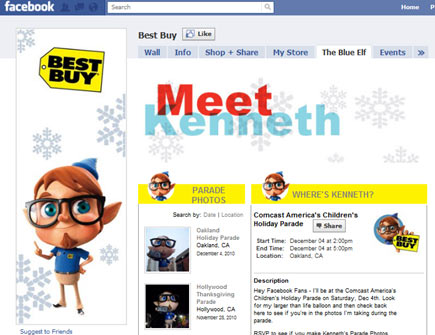 Best Buy built for Facebook with the ShopTab e-commerce system.