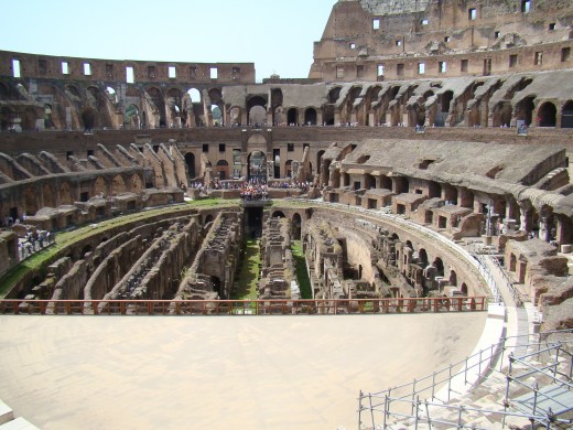 Roman Colosseum Interior 