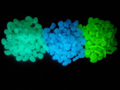 Aqua, Blue & Green Pebbles