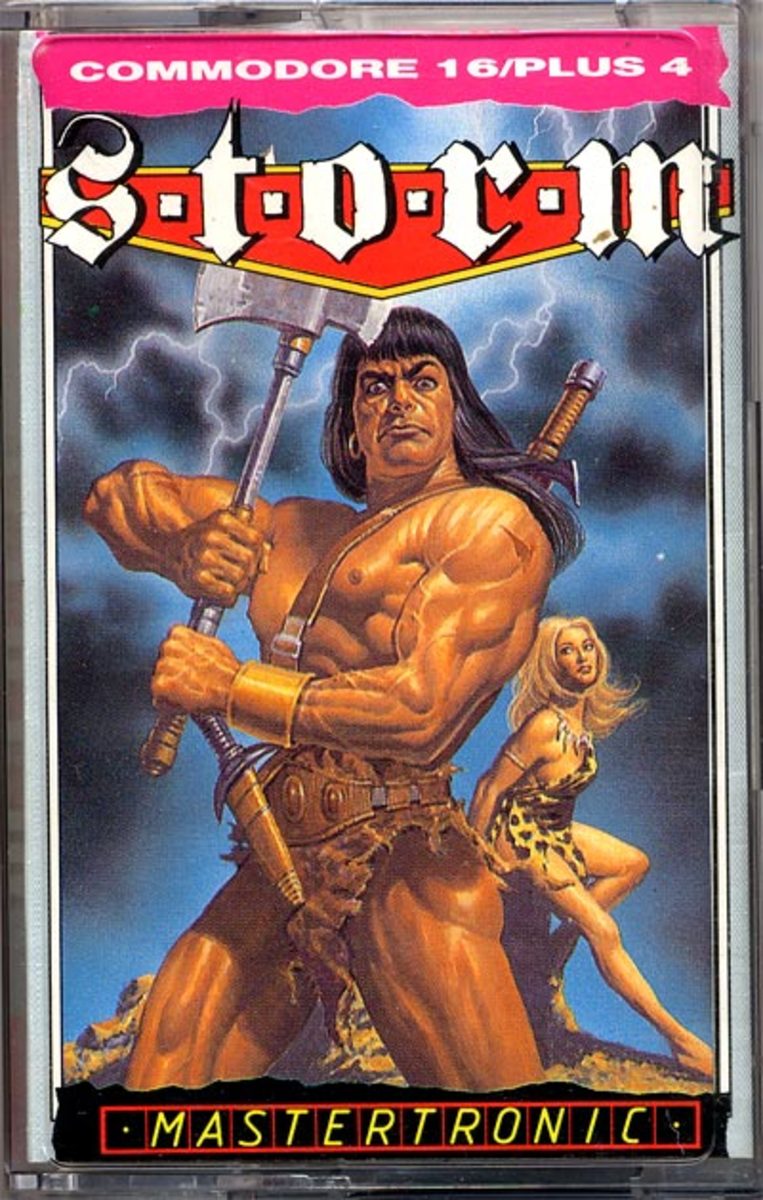 Cassette sleeve for Storm on the Commodore 16