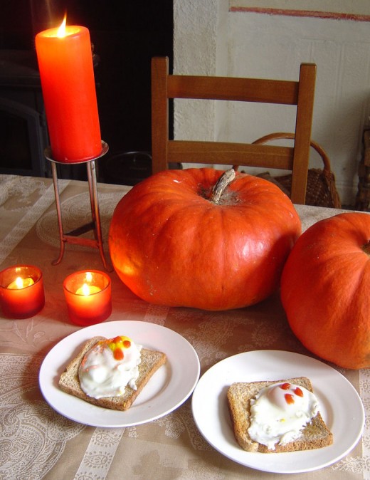 Make food fun - kids might not like poached eggs but will go wild for  'Ghosts on Toast'