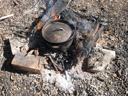 Have fun learning to  cook on the open fire!