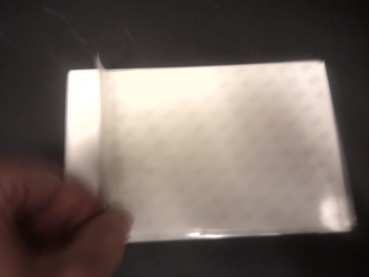 Grasp 7/8" White strip on side of label