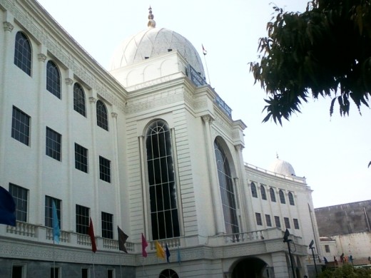 Side view of the Museum