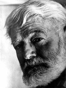 Ernest Hemingway (1899 - 1961)   US author & journalist         