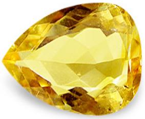 Pear (Tear Drop) Cut Golden Yellow Imperial Topaz