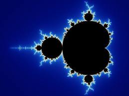 Points in the black area are in the Mandelbrot set.