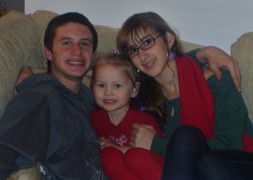 My Three Darling J's Holiday Photo 2010