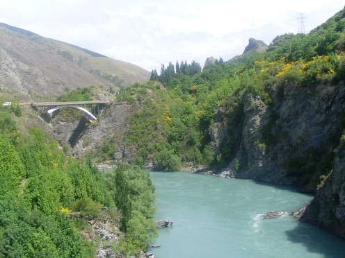Beautiful location for a bungy jump (note: this is a nearby bridge)