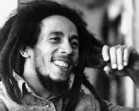 Robert Nesta Marley   Jamaican singer, guitarist and composer, the King of Reggae, (1945-1981)   