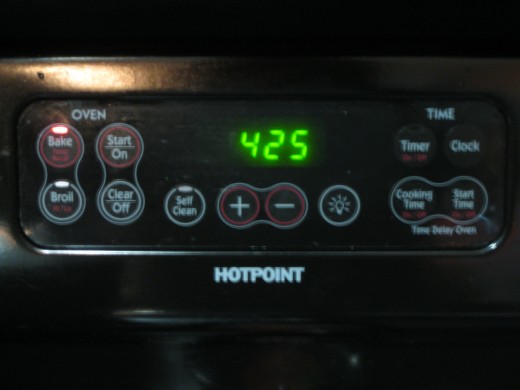 Step 2:  Pre-heat your oven to 425 degrees