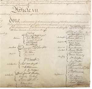 The Signers of the US Constitution
