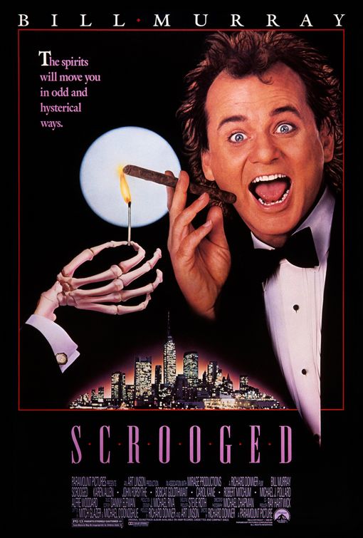 Scrooged movie poster