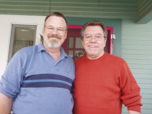Two men at peace