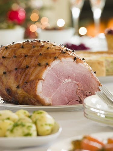 A whole leg of ham is sumptous to behold on the festive table but what happens after? Image:  Monkey Business Images|Shutterstock.com