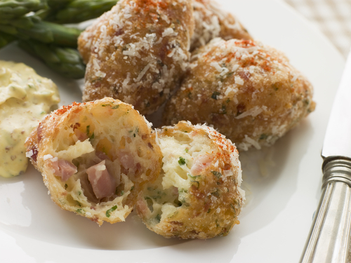 Ham & Cheese Beignets Image:  Monkey Business Images|Shutterstock.com