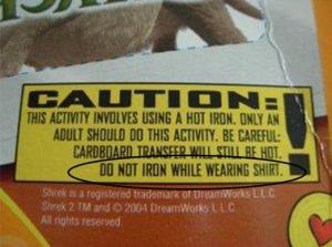 I have three scars to prove that this warning is accurate.