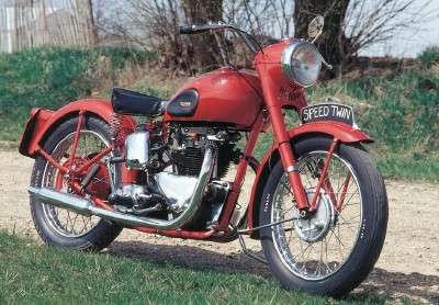 First bike was a 1950 Triumph Speed Twin.  500cc.