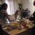 My family helping themselves to the delicious meal My family helping themselves to the delicious meal