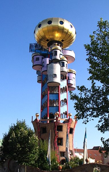 Hundertwasserturm  Hundertwasser Tower - Abensberg, Germany