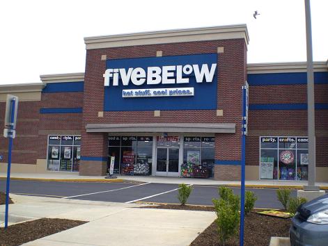 Five Below Store. Everything is $1-$5