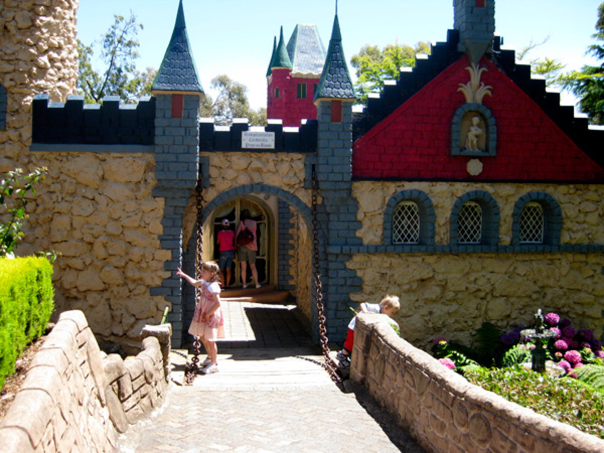 All of the fantastical buildings at fairy park contain fairy tales for children that come to life at the press of a button.