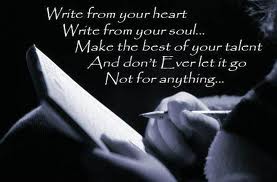 Write with passion.