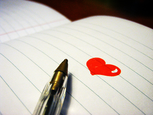 Learn to write from the heart.