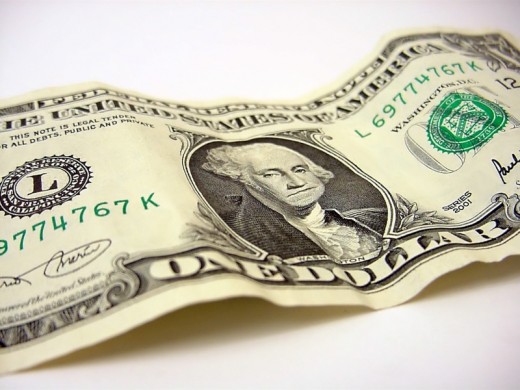 Living on cash only.