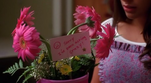 Rachel's apology flowers
