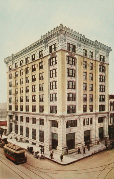 First National Bank Building in Houston Texas.