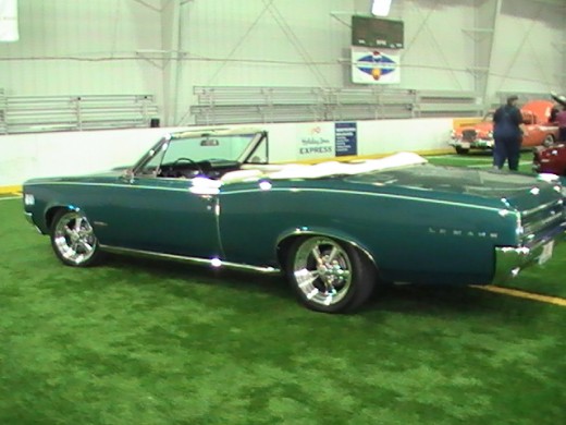 Classics and Chrome Car Show Loves Park Illinois photo of green classic convertible