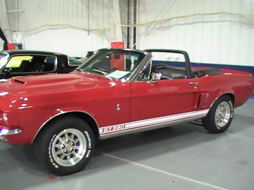 Classics and Chrome Car Show Loves Park Illinois photo of red mustang