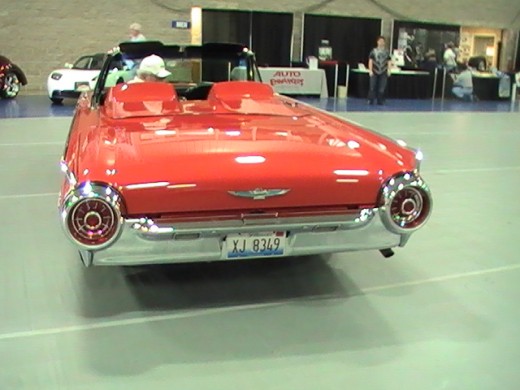 Classics and Chrome Car Show Loves Park Illinois photo of red classic car