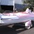 pink and white boat