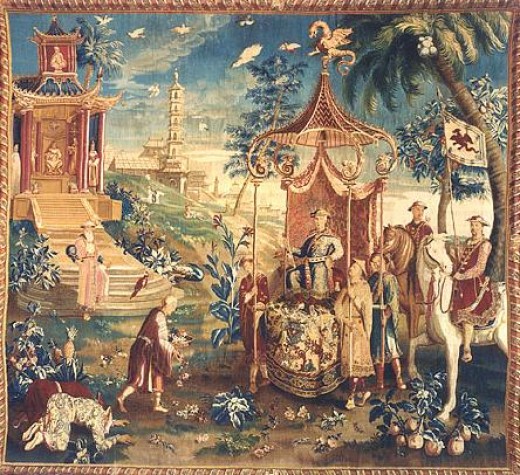 Tapestry of a Vase