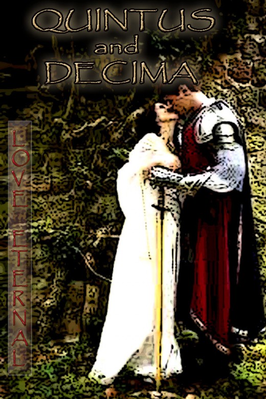 Quintus and Decima embrace while waiting under the marrying tree for Saint Valentine to arrive so he can join them in matrimony.
